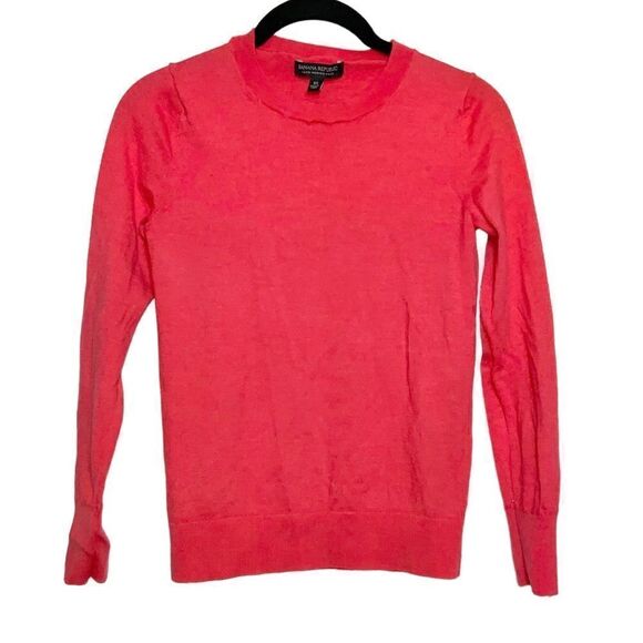 Banana Republic Pink Wool Sweater XS - Picture 1 of 3
